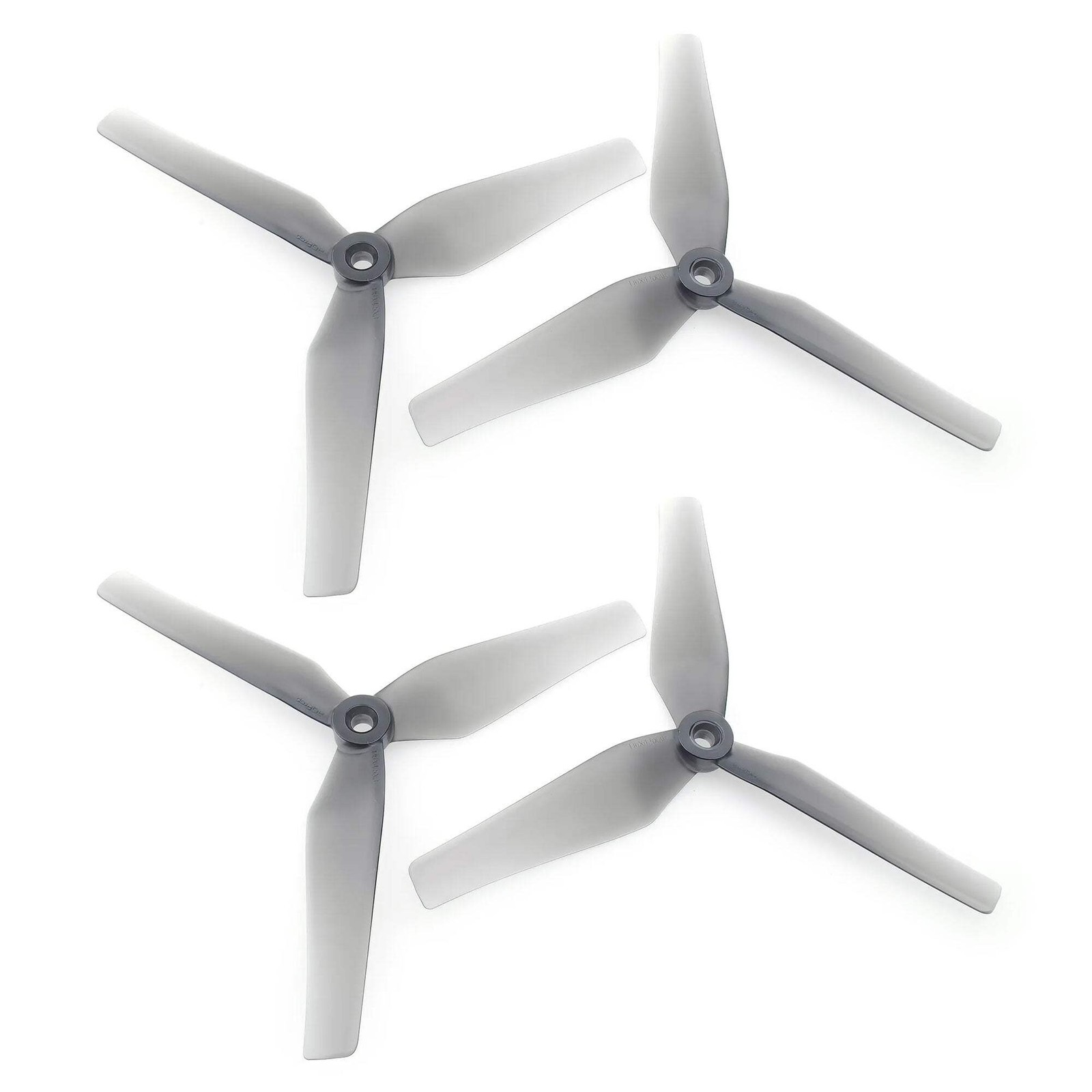 HQProp D6X4.5X3 6045 6 Inch 3-Blade Propellers Set (2x CW / 2x CCW) Poly Carbona