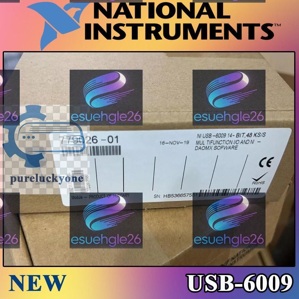 new National Instruments USB-6009 Data Acquisition Card, NI DAQ, Multifunction