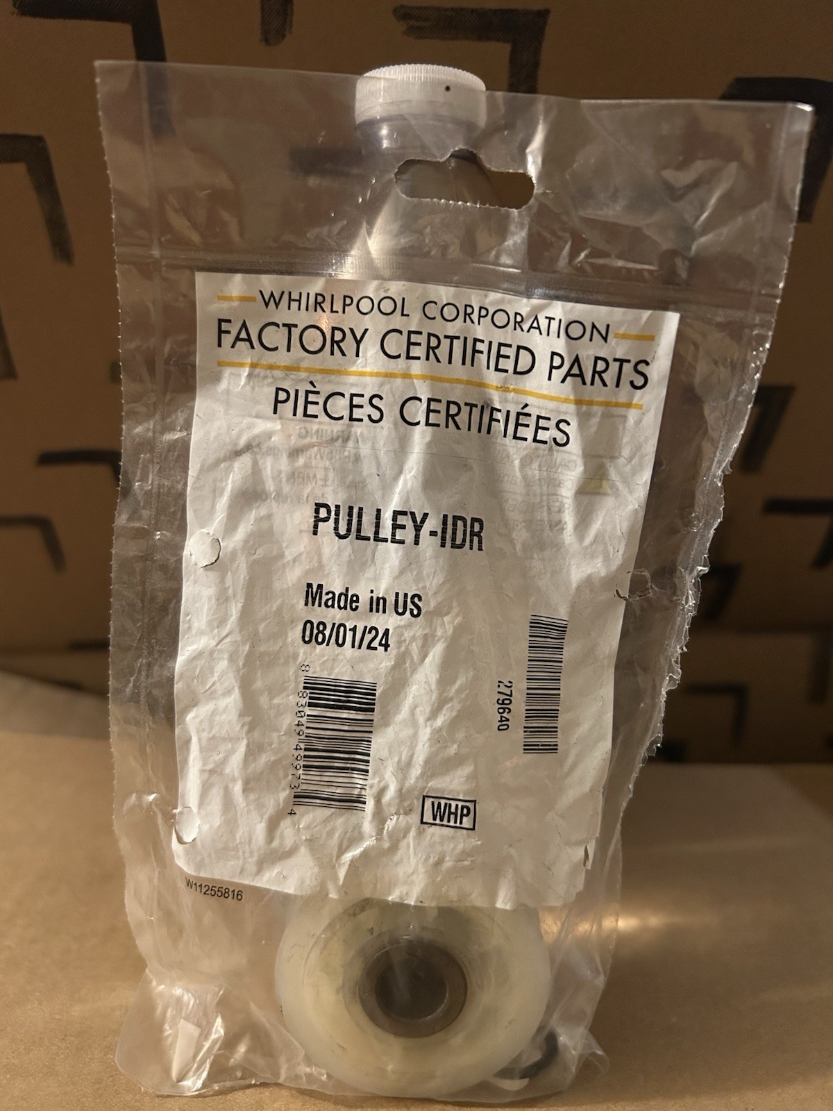 Whirlpool 279640 Dryer Idler Pulley Brand New Never Used Whirlpool 279640 Dryer Idler Pulley Brand New Never Used