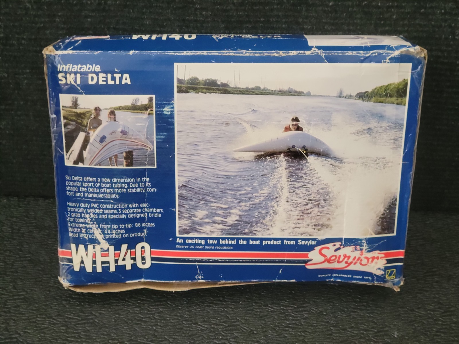Sevylor Ski Delta WH40 Vintage Boat Towable 7 ft Wide Water Toy Ski Tube - NEW Sevylor Ski Delta WH40 Vintage Boat Towable 7 ft Wide Water Toy Ski Tube - NEW