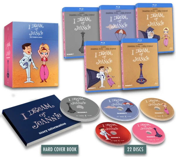 I DREAM OF JEANNIE - COMPLETE SERIES - BLU-RAY - IMPRINT - HARD CASE BOX SET NEW