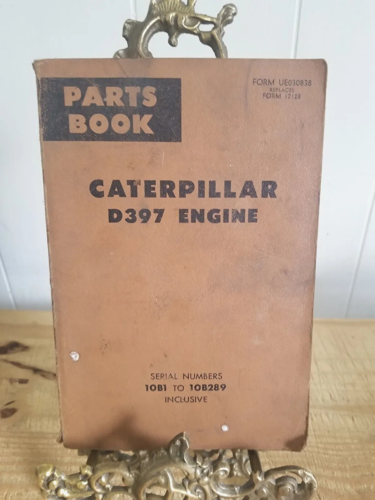CATERPILLAR D397 ENGINE (SERIAL NUMBERS 10B1 TO 10B289 INCLUSIVE) PARTS BOOK*BB5 CATERPILLAR D397 ENGINE (SERIAL NUMBERS 10B1 TO 10B289 INCLUSIVE) PARTS BOOK*BB5