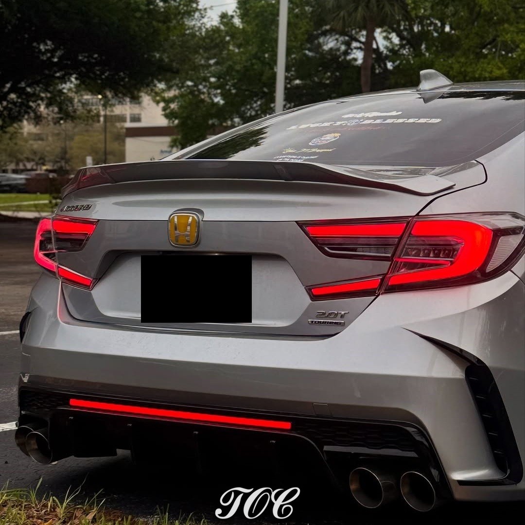 LED Tail Lights Clear Fits 2018-2022 10th Gen Honda Accord Sedan Rear Lights Kit