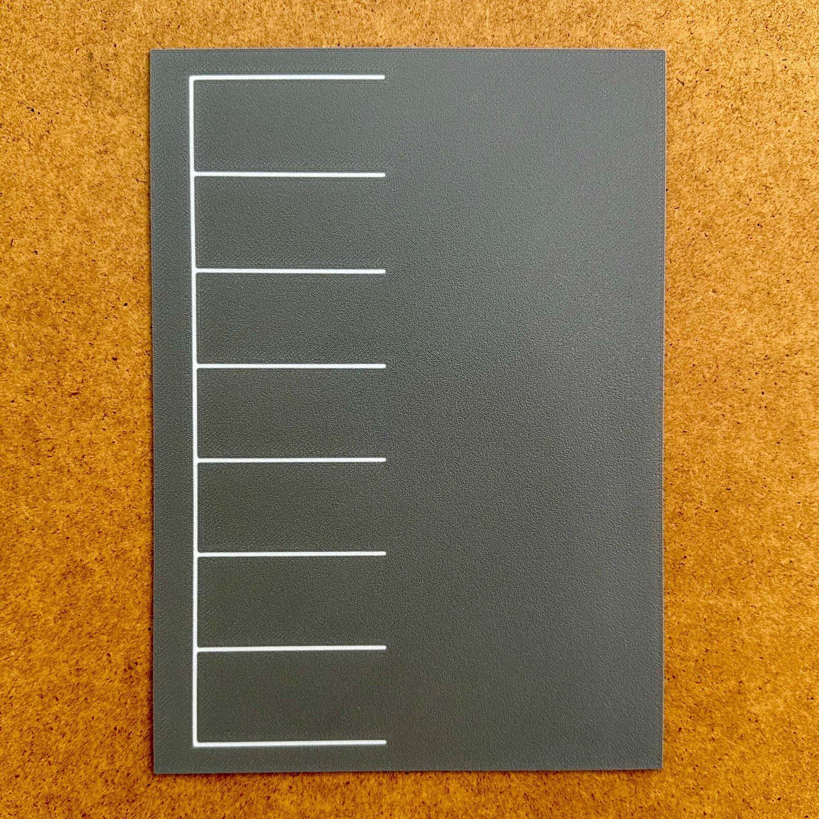 Hot Hobby RoadScapes HO Scale Parking Lot, 7 Side White Stalls (240×170mm)