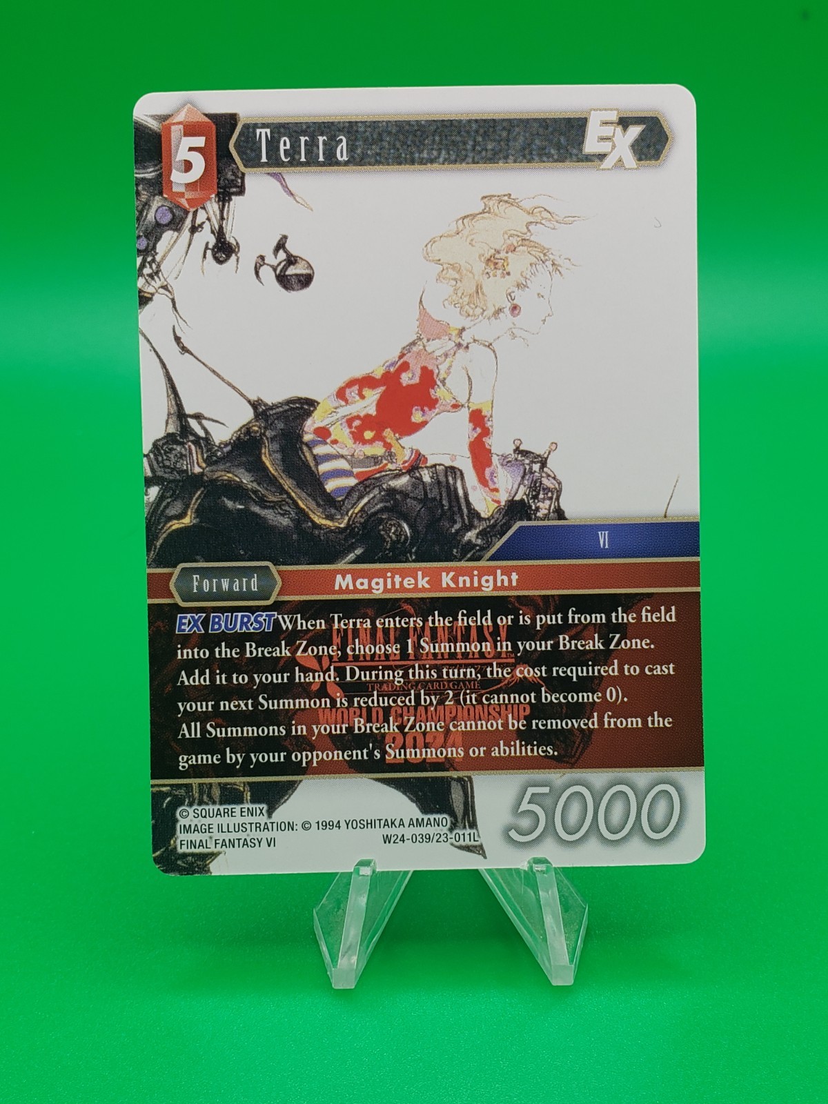 Final Fantasy TCG Dreamlike Oceans Terra Ex Full Art 23-011L Final Fantasy TCG Dreamlike Oceans Terra Ex Full Art 23-011L