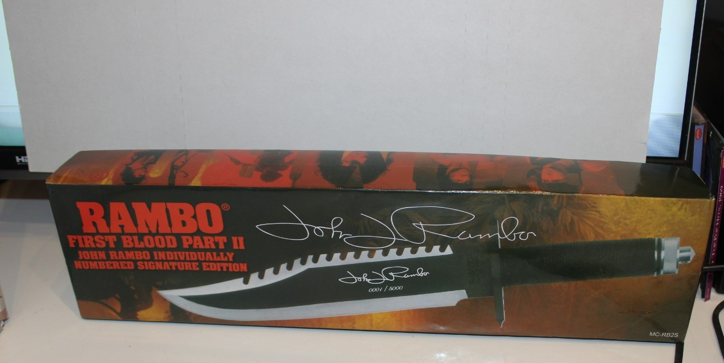 Rambo First Blood Part II Numbered Signature Edition 15.38\