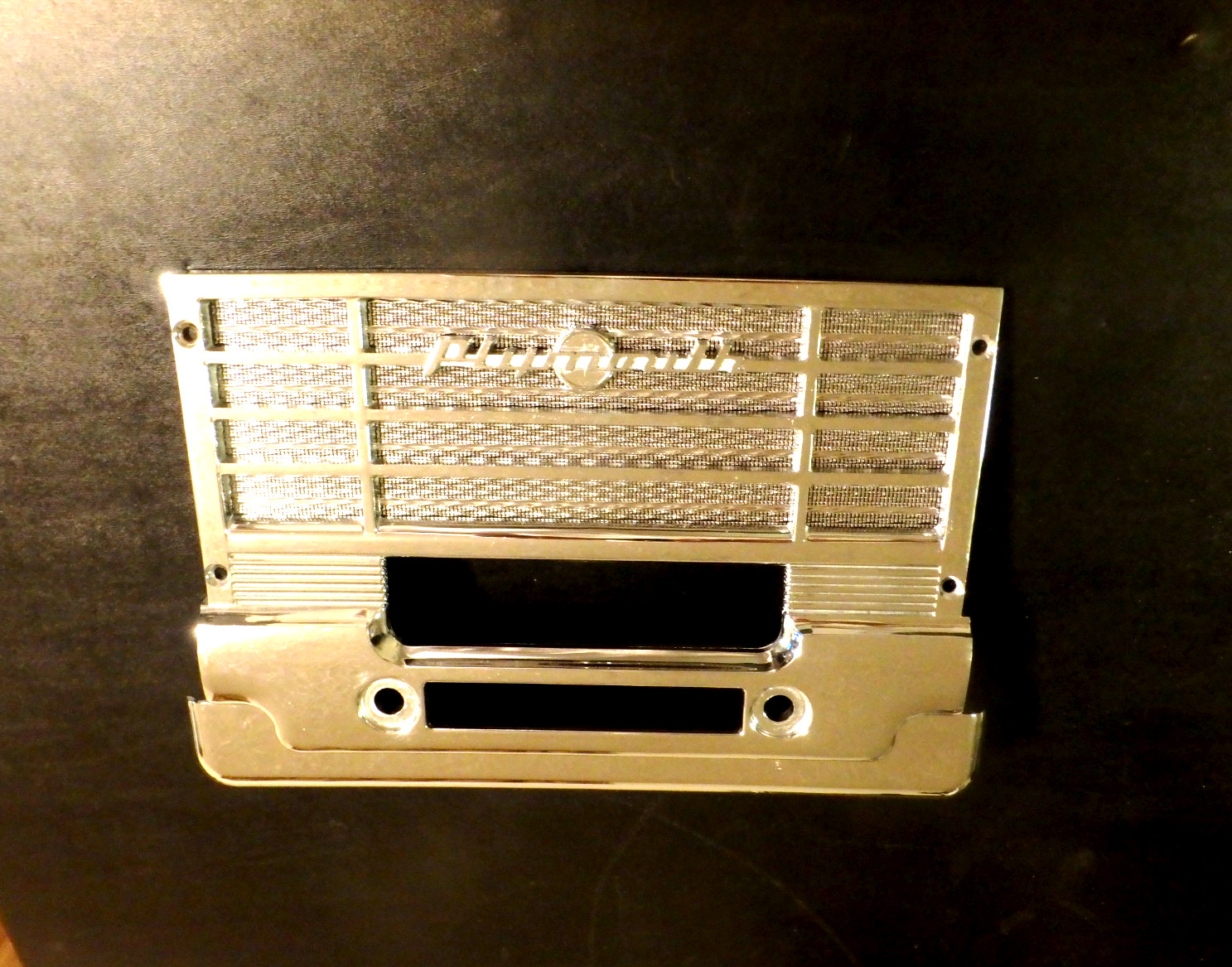 1949 /50 Plymouth Dash Grille Bezel Radio Speaker Cover  OEM #1247804