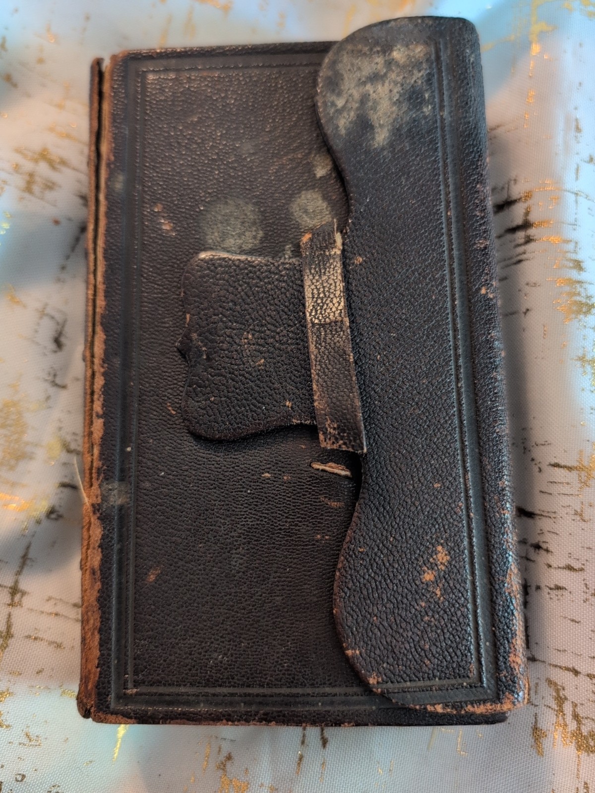 1875 German Dutch Bible Leather Bound Book VTG 1875 German Dutch Bible Leather Bound Book VTG