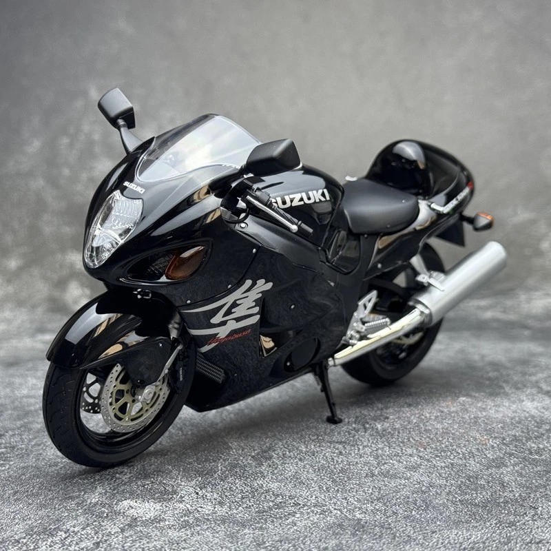 1/12 Suzuki GSX-1300R Hayabusa LCD Models Diecast Motorcycle Model Car