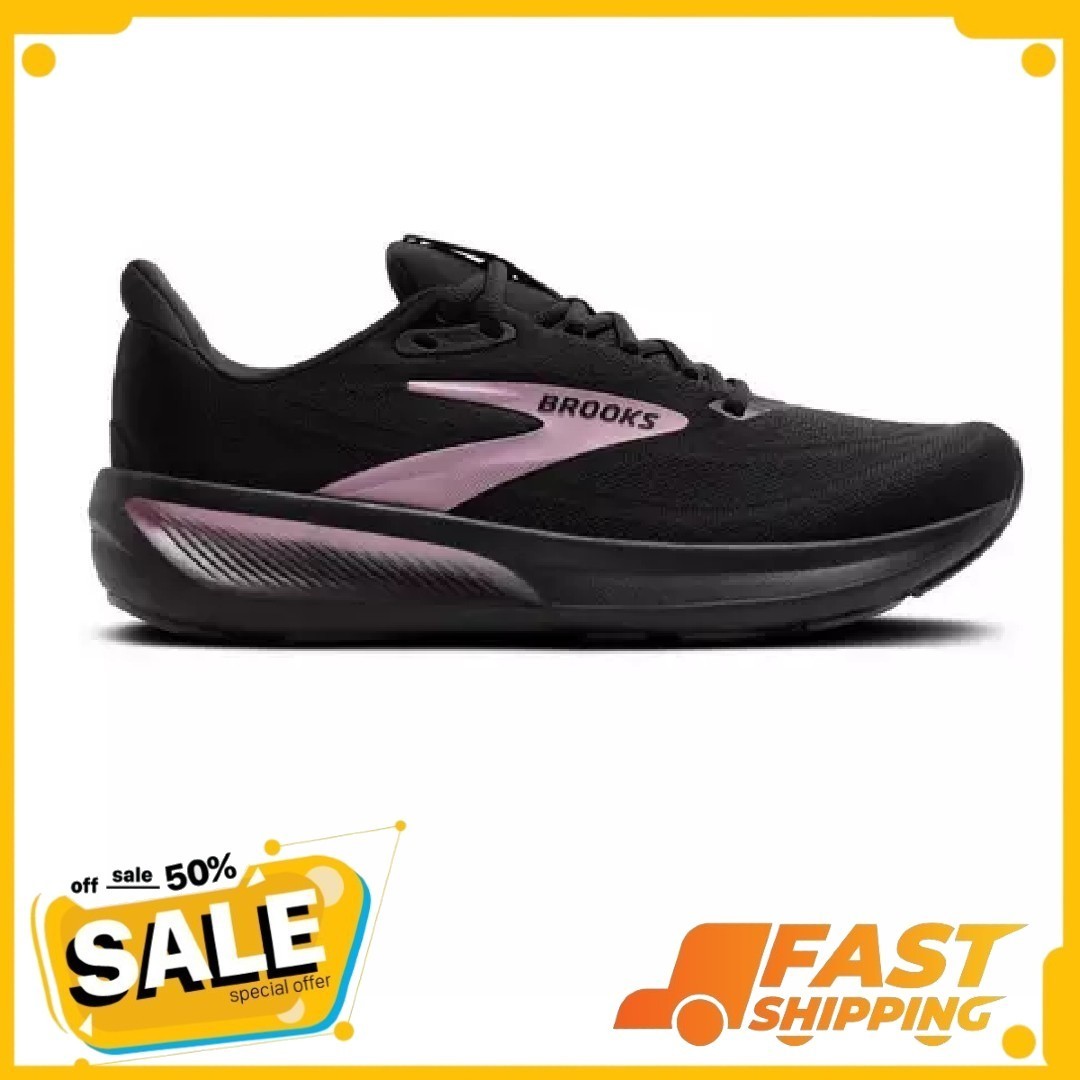 Women's Brooks Revel 9 Road Running Shoes, Black/Rose Gold, Regular