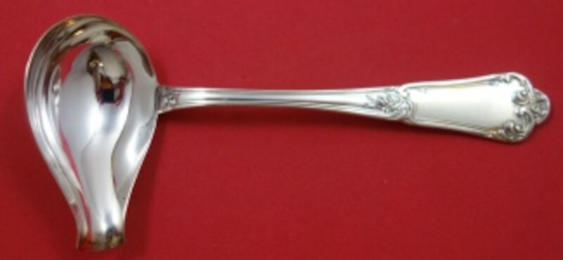 Floreale by Zaramella Argenti Italian Sterling Gravy Ladle New Never Used 5 3/4\