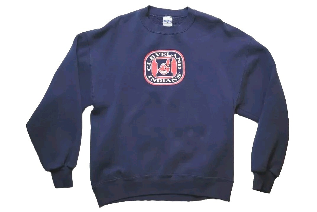 Vintage Cleveland Indians THE GAME Made In USA CREWNECK Vintage Cleveland Indians THE GAME Made In USA CREWNECK