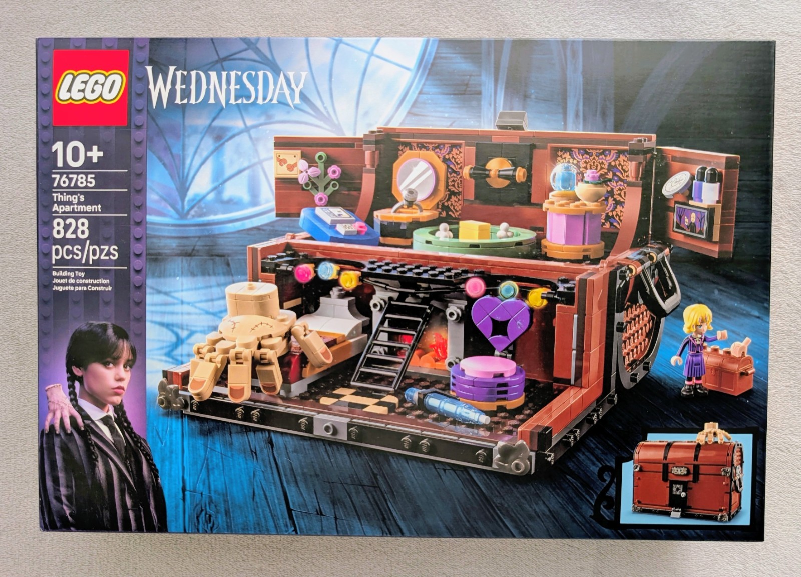 LEGO Wednesday Thing\'s Apartment (76785) - New In Box / Sealed - 828 Pieces LEGO Wednesday Thing\'s Apartment (76785) - New In Box / Sealed - 828 Pieces