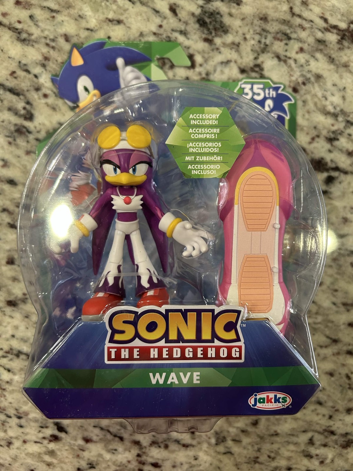 Jakks Pacific Sonic The Hedgehog Wave The Swallow 35th Anniversary 4