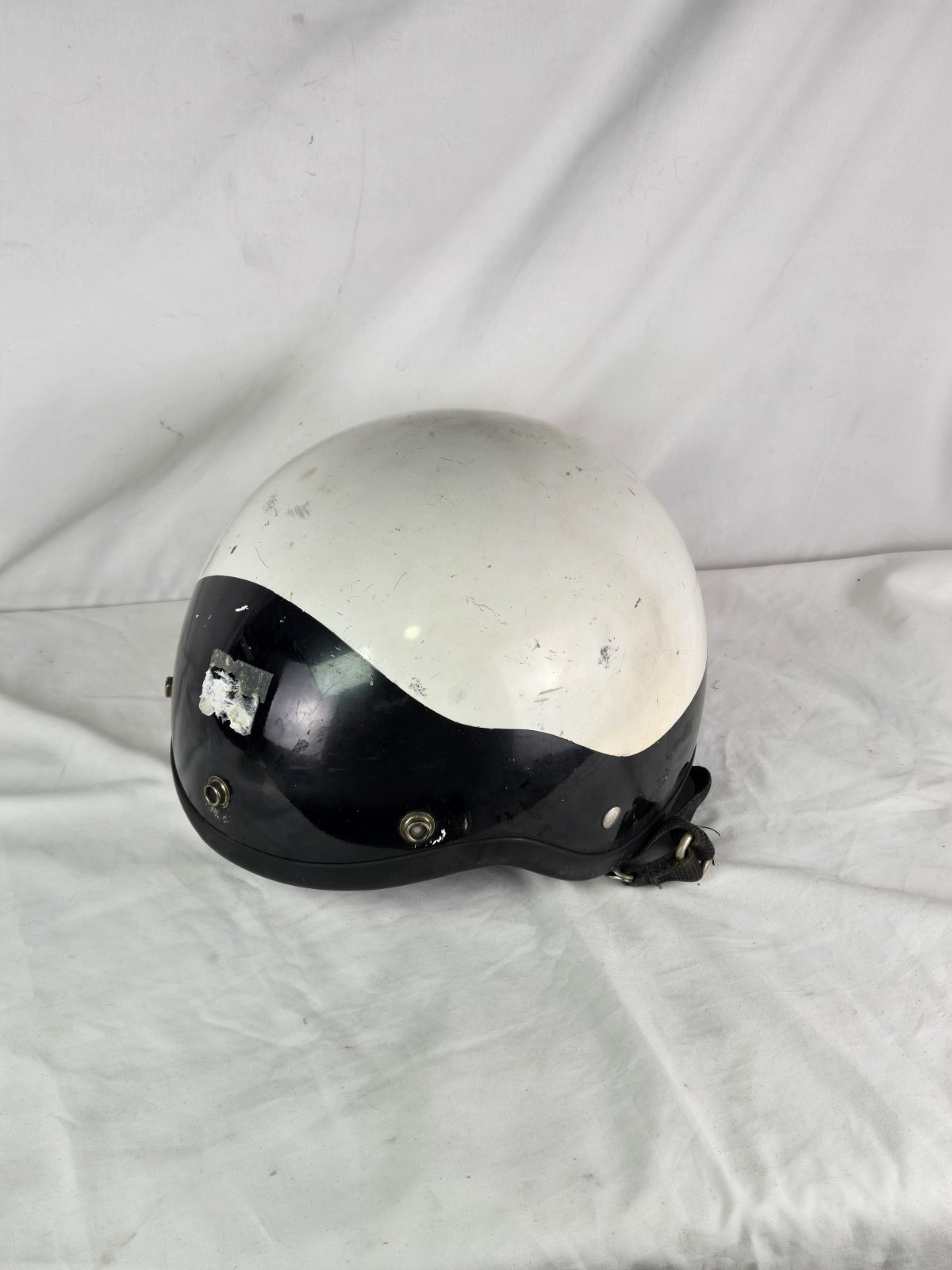 Vintage White Marushin Motorcycle Helmet MZ-H XL Vintage White Marushin Motorcycle Helmet MZ-H XL