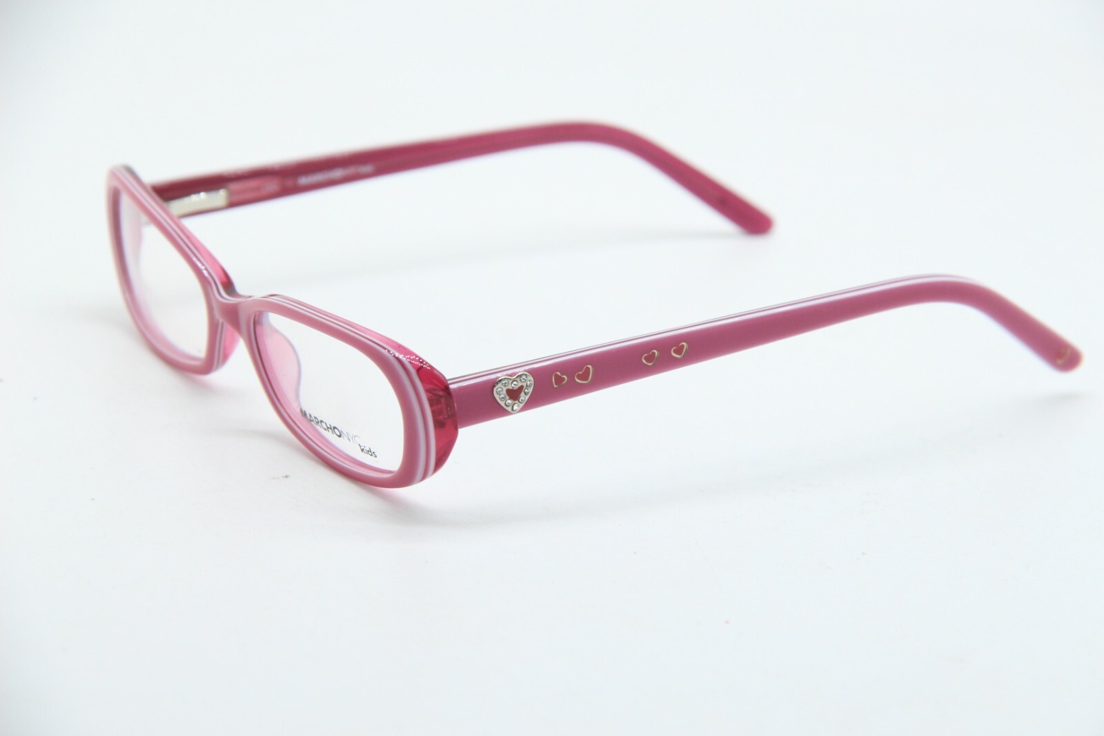 NEW MARCHON NYC JUNIOR KIDS BELLA 630 PINK AUTHENTIC EYEGLASSES 44-15