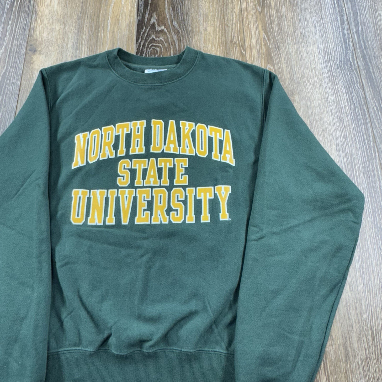 Vintage North Dakota State University Sweatshirt Men S Green Reverse Weave Y2K
