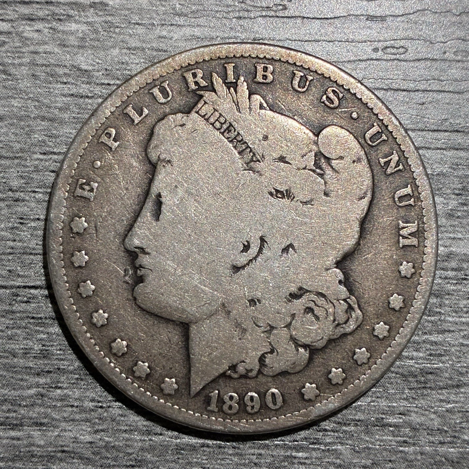 1890 O Morgan Silver Dollar Worn Condition Circulated 1890 O Morgan Silver Dollar Worn Condition Circulated