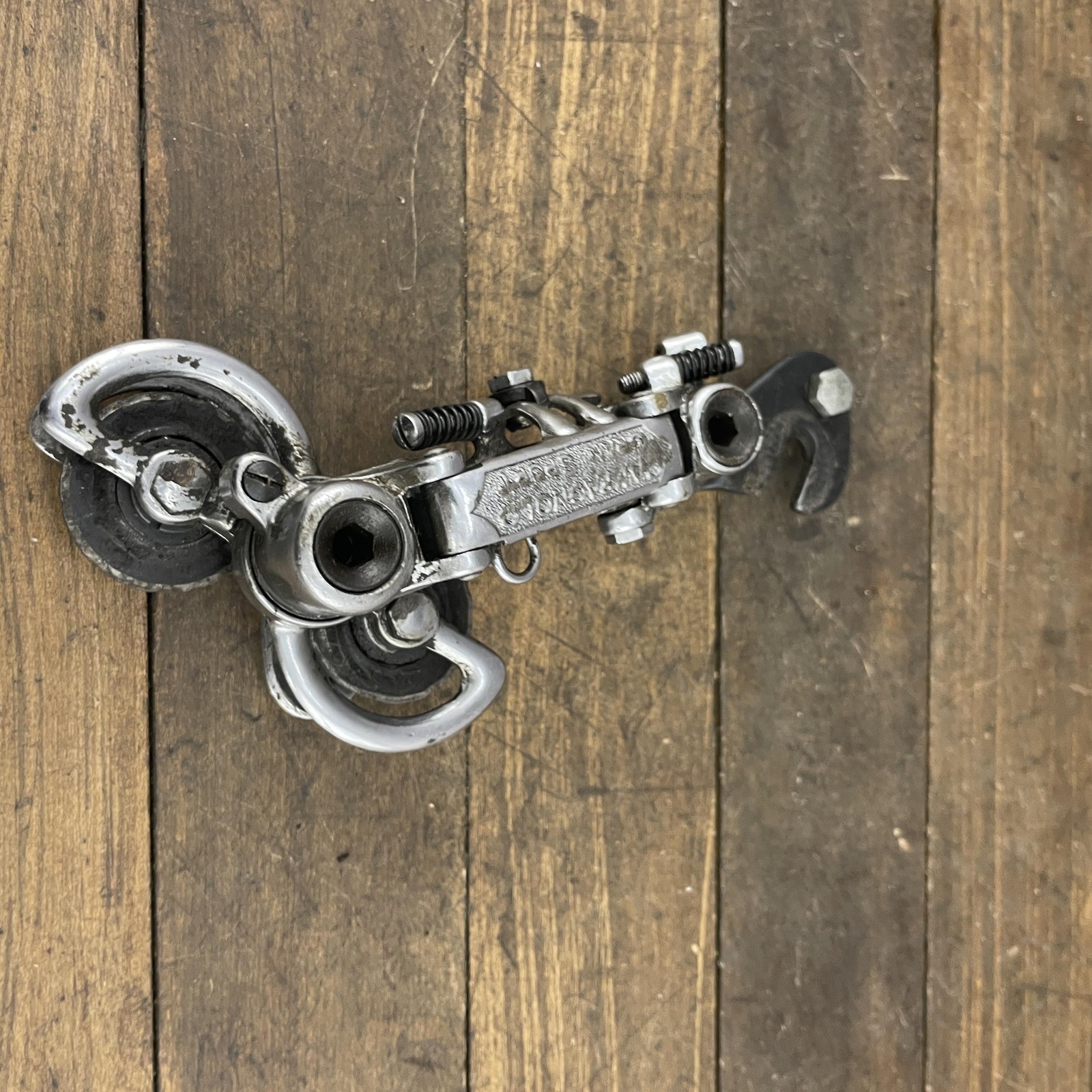Vintage Campagnolo Gran Sport Rear Derailleur Patented Italy Road Bike Steel
