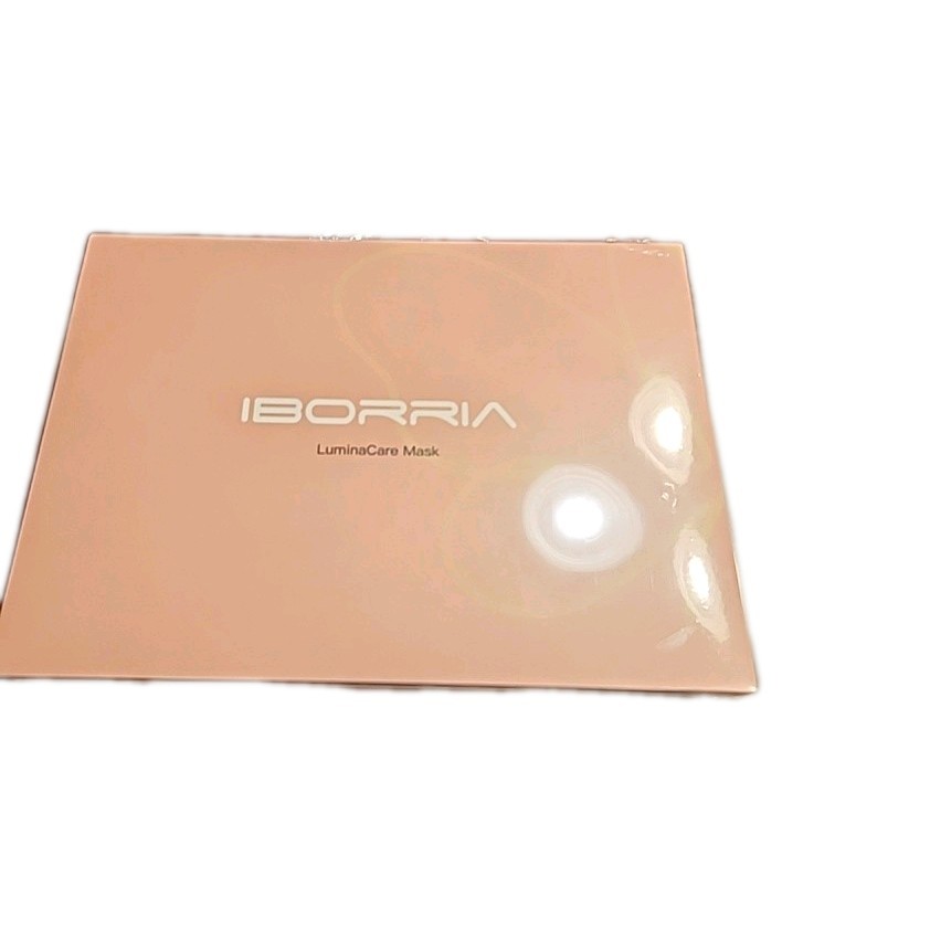 IBORRIA LuminaCare Light Therapy Mask Pink 3 Intensity Levels 2hr Battery Face IBORRIA LuminaCare Light Therapy Mask Pink 3 Intensity Levels 2hr Battery Face
