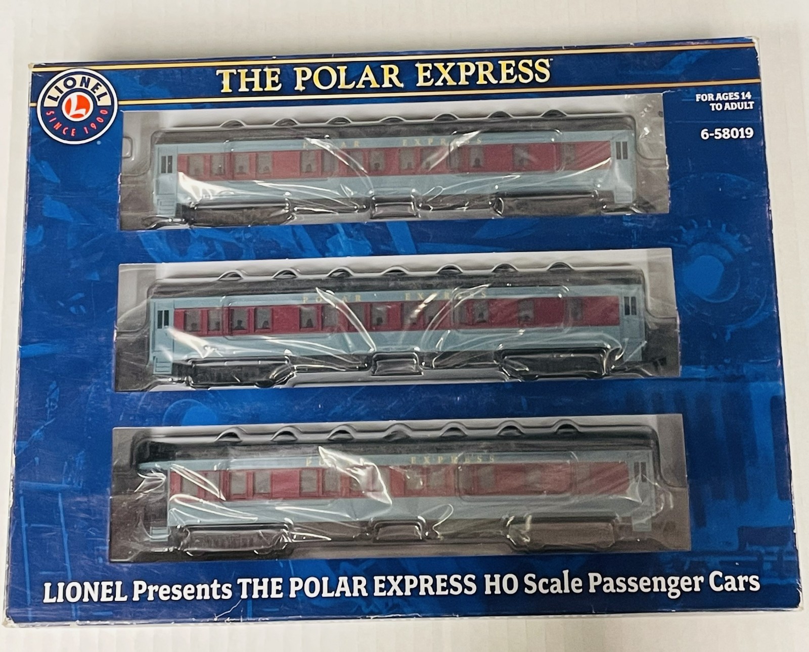 Lionel The Polar Express HO Scale Passenger Cars 6-58019 Lionel The Polar Express HO Scale Passenger Cars 6-58019