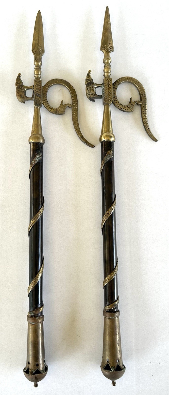 Elephant Ankush Goad Bullhooks Trainer Handler Tool Asian Antique 19th Century Elephant Ankush Goad Bullhooks Trainer Handler Tool Asian Antique 19th Century