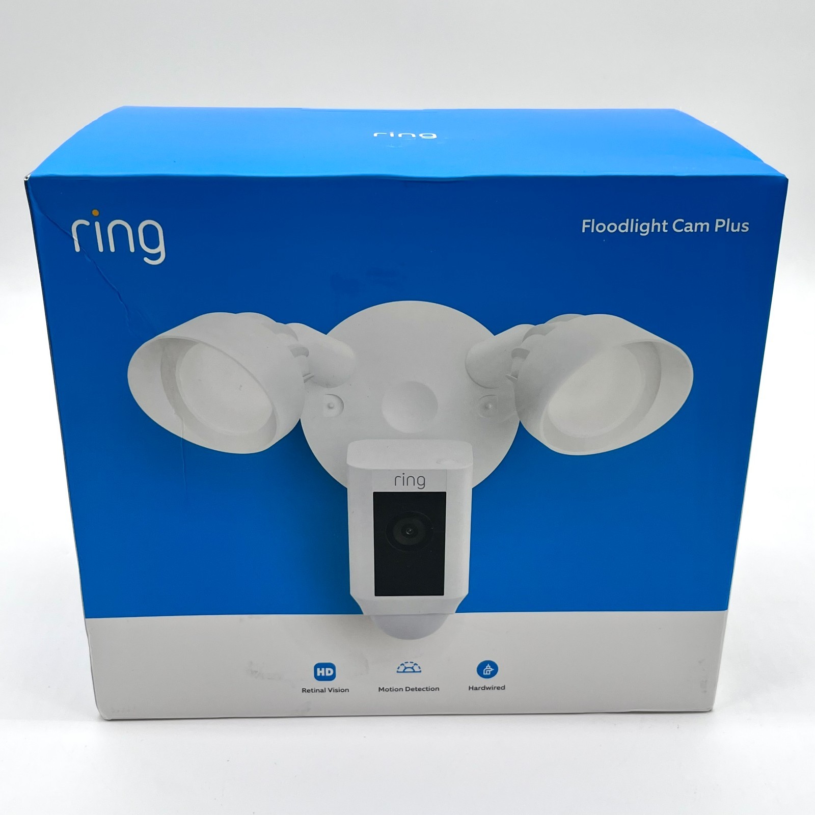 Ring Floodlight Cam Plus With Motion Detection - White