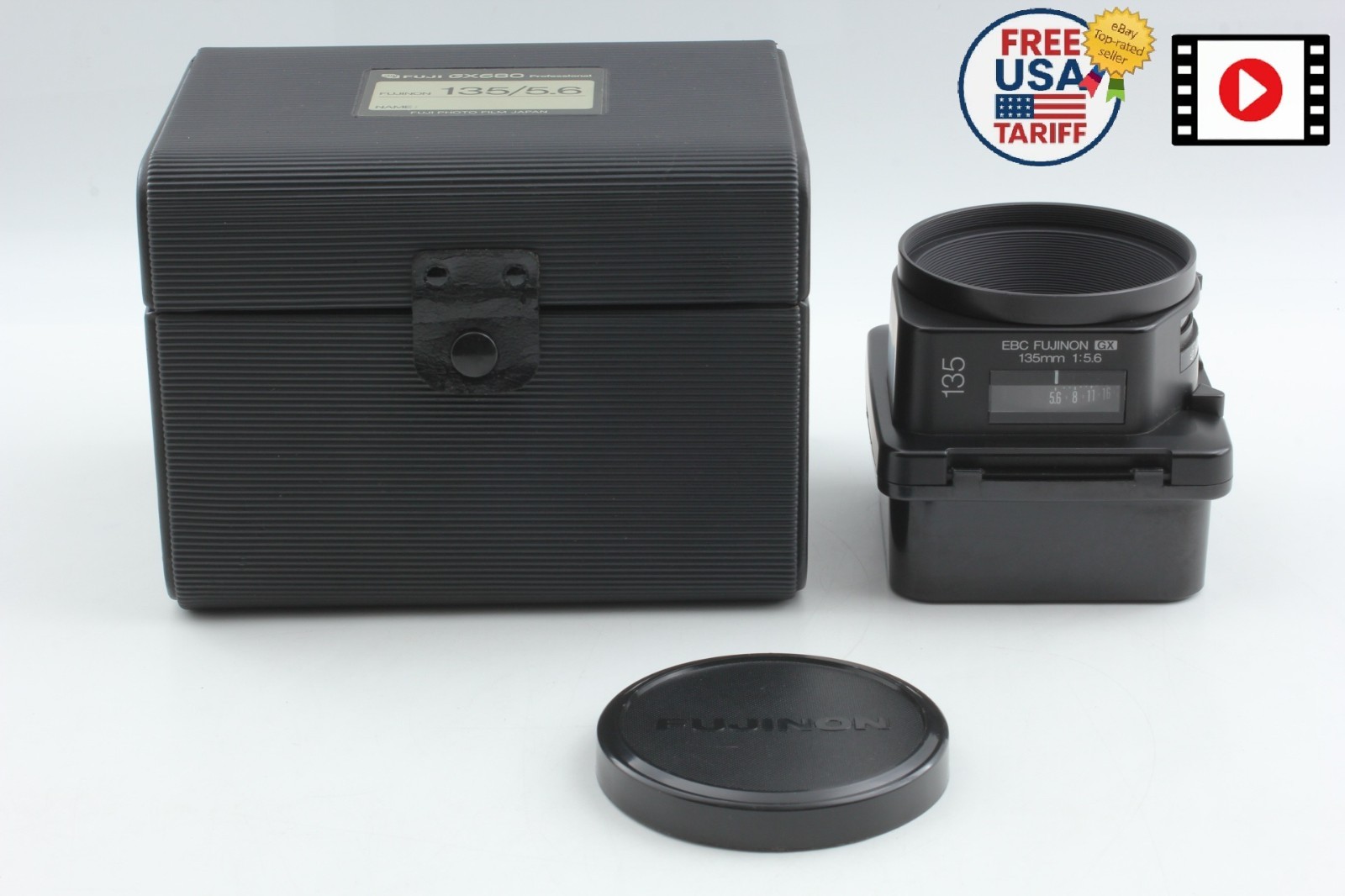 【N MINT w/Case】Fuji Fujifilm EBC Fujinon GX 135mm f5.6 Lens for GX680 From JAPAN