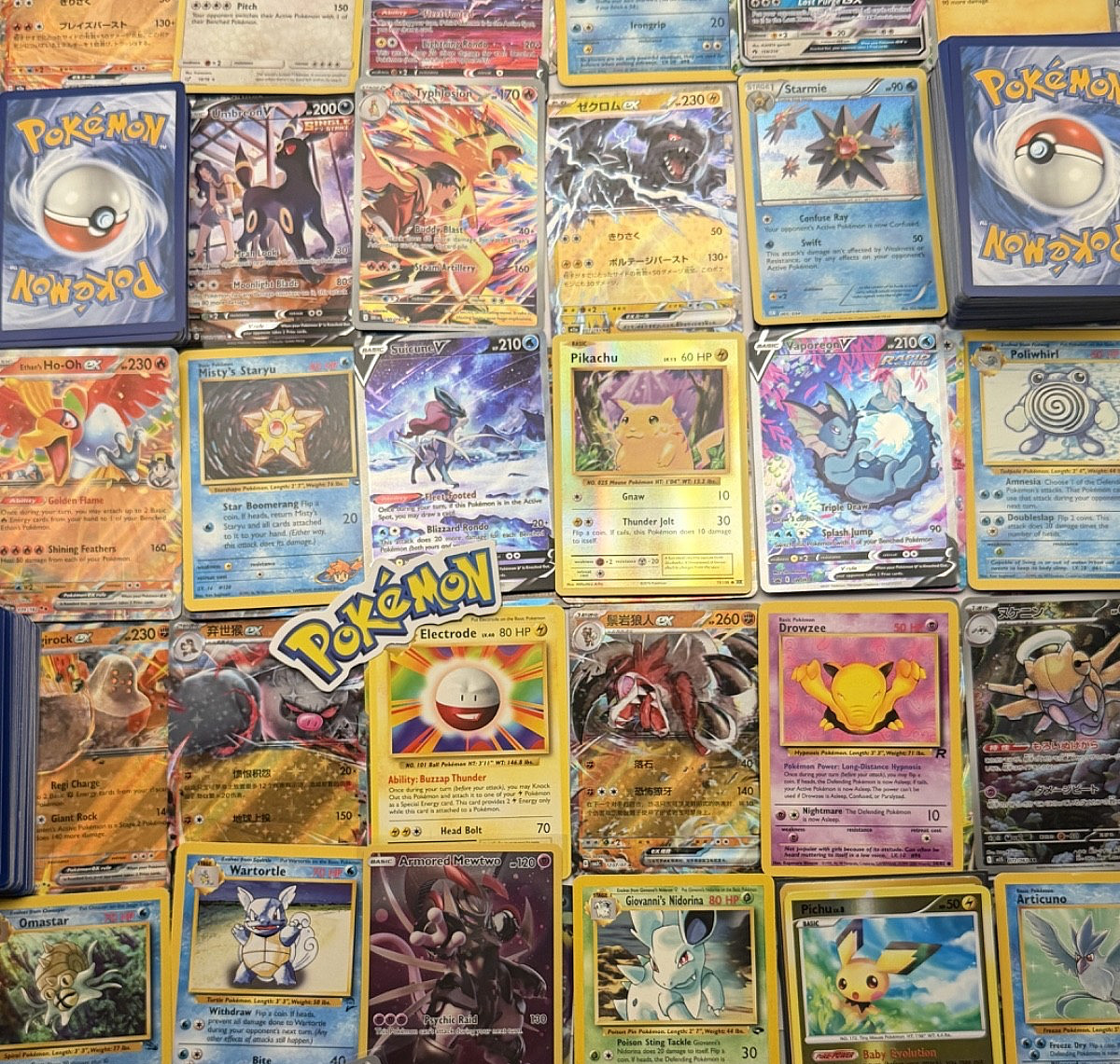 150+ Authentic Rare Pokemon Cards Rare Holo Vintage Ex Full Art Legendary Hits