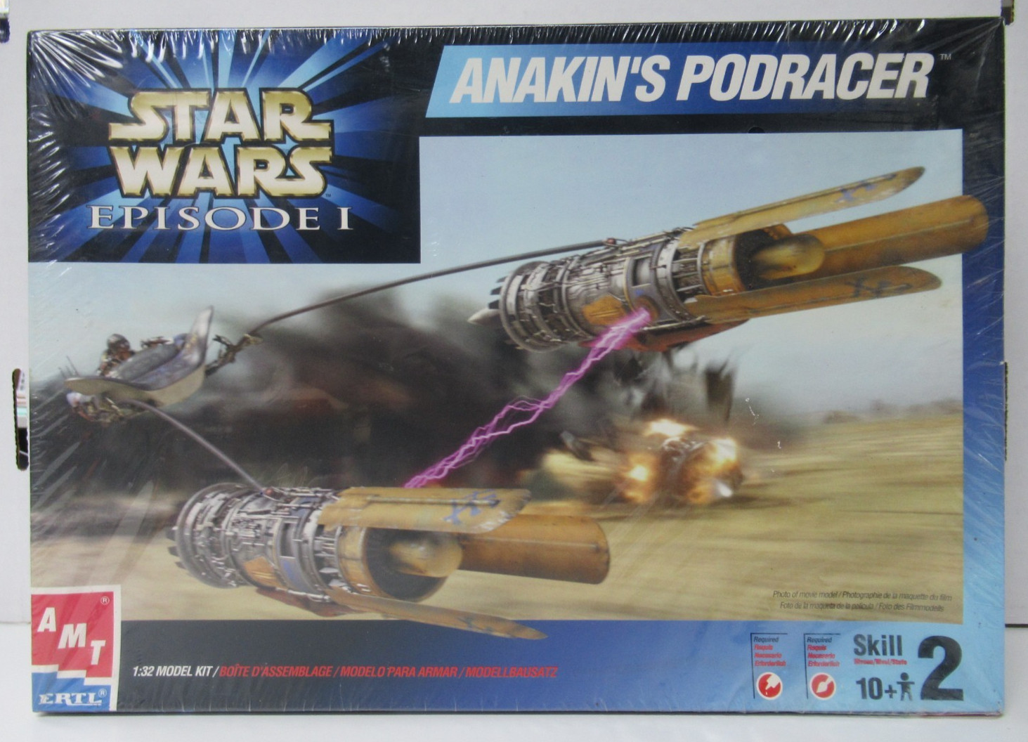 AMT/ERTL Star Wars Episode One Anakins Podracer Model Kit 1:32 Scale