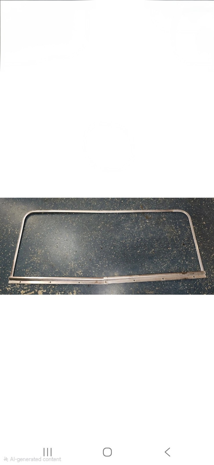 Set of 1970-1976 Ford Maverick 2 Door Rear Window Chrome Trim Molding