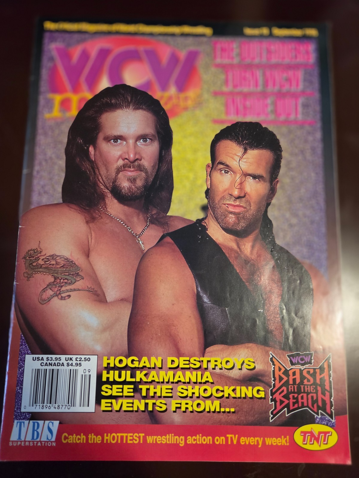 RARE WCW Wrestling Magazine Issue 19 September 1996 Kevin Nash Scott Hall WWE