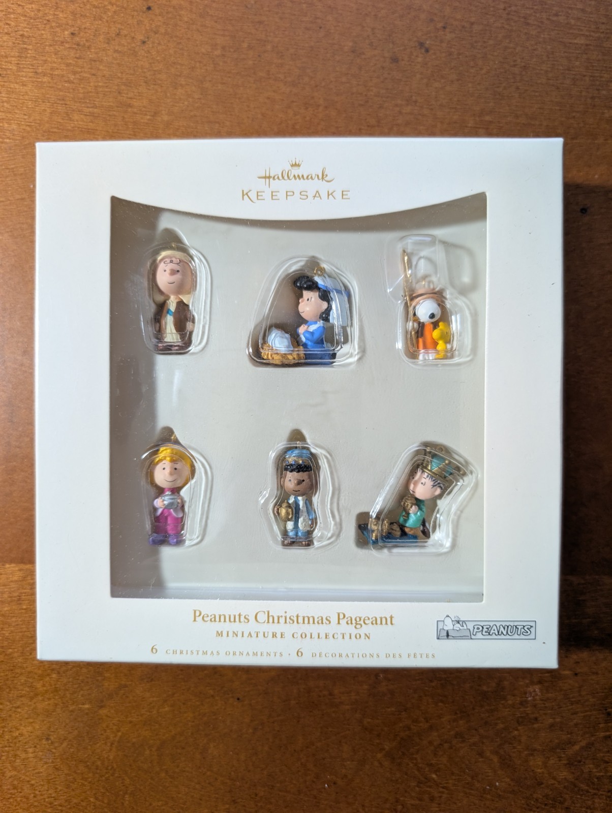 2006 Hallmark Keepsake Peanuts Christmas Pageant Miniature Ornament Set New NIB