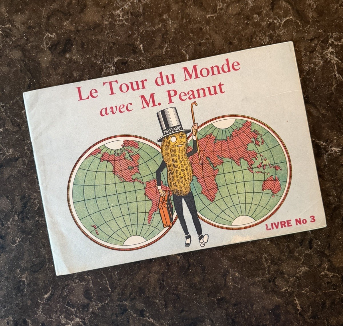 Vintage 1929 Planters Mr. Peanut French Canadian Le Tour du Monde Activity Book Vintage 1929 Planters Mr. Peanut French Canadian Le Tour du Monde Activity Book
