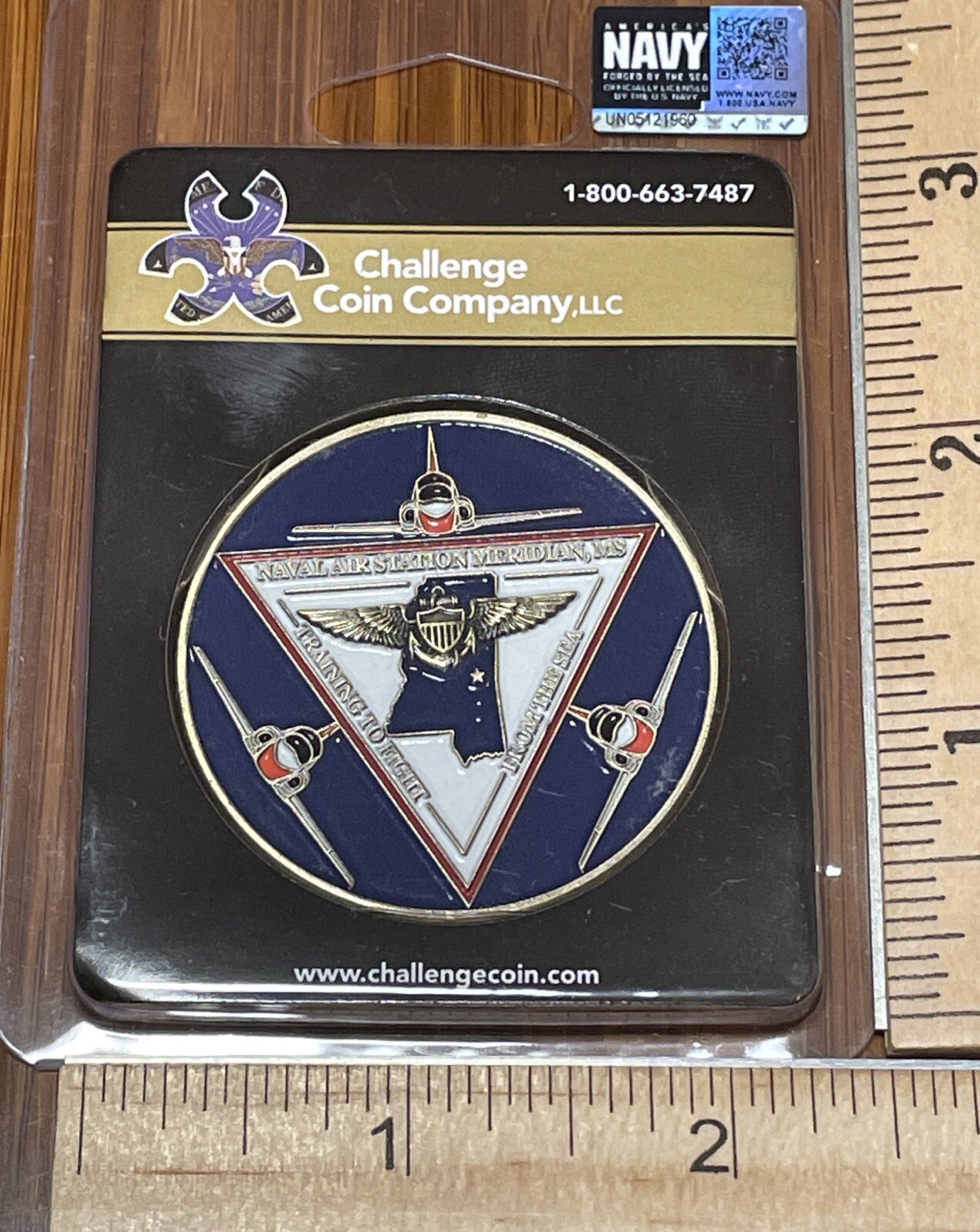Coin - US Naval Air Station Meridian, MS Color Coin - New In Protective Box Coin - US Naval Air Station Meridian, MS Color Coin - New In Protective Box