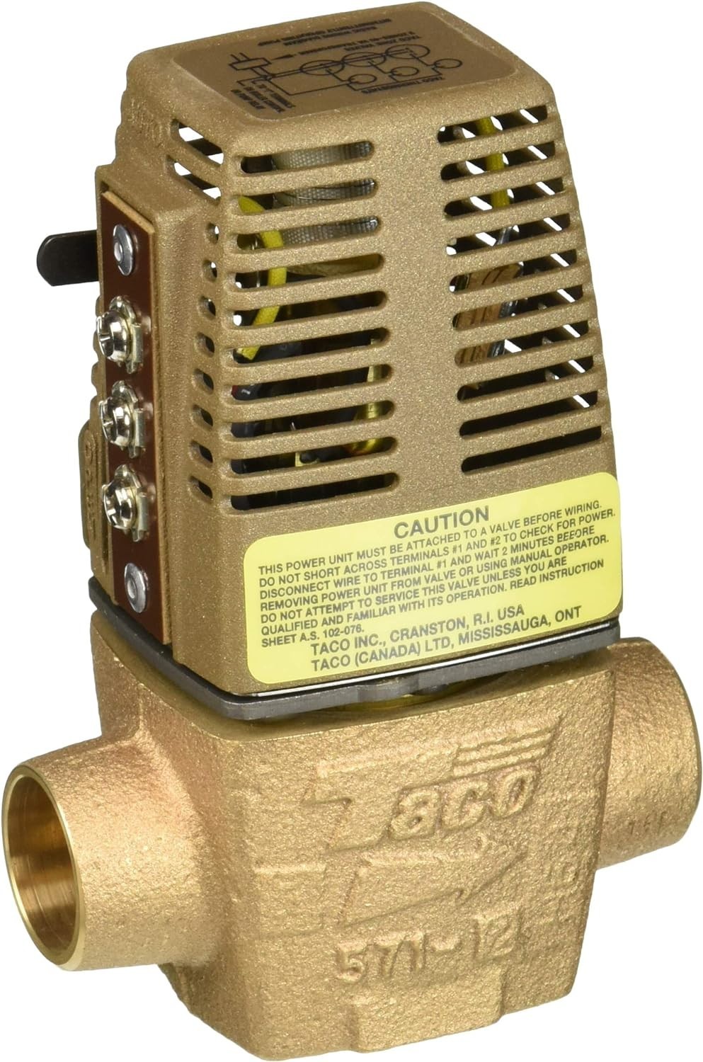TACO 571-2 Heat Motor Zone Valve 3/4 TACO 571-2 Heat Motor Zone Valve 3/4