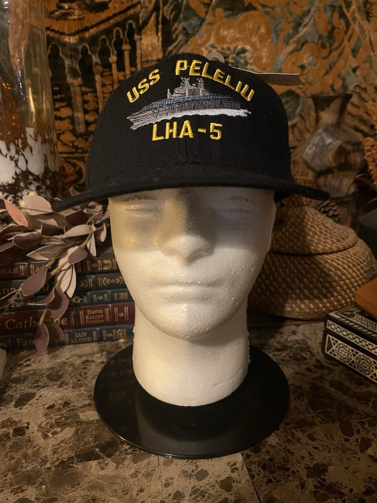 Vintage USS Peleliu LHA-5 Snapback Cap Hat Made In USA Excellent Never Worn Vintage USS Peleliu LHA-5 Snapback Cap Hat Made In USA Excellent Never Worn