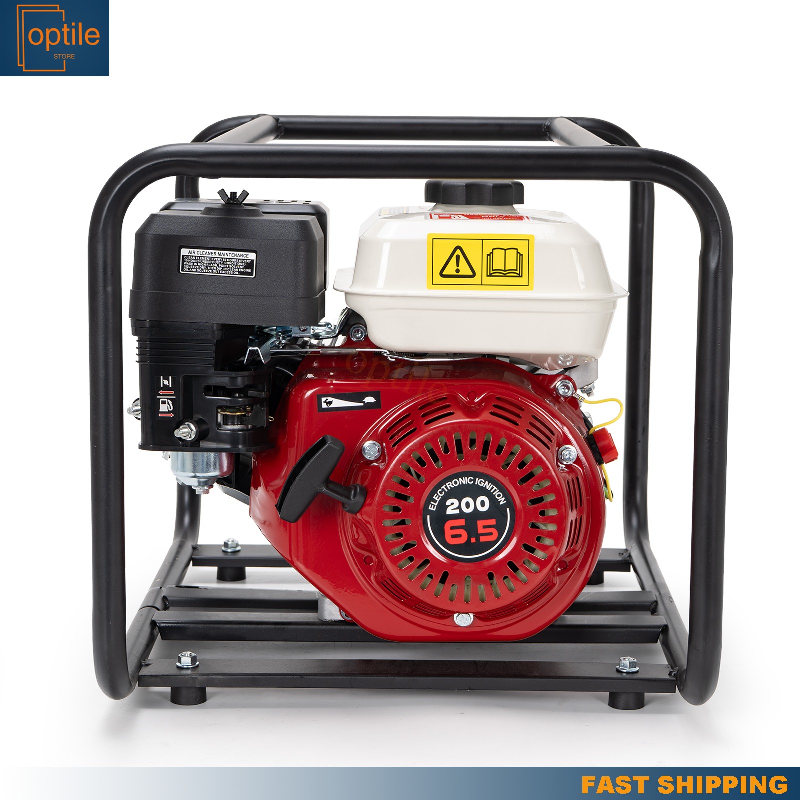 6.5 HP 4-Stroke 2inch Gas Water Pump Semi-Trash Water Pump Transfer Pump New