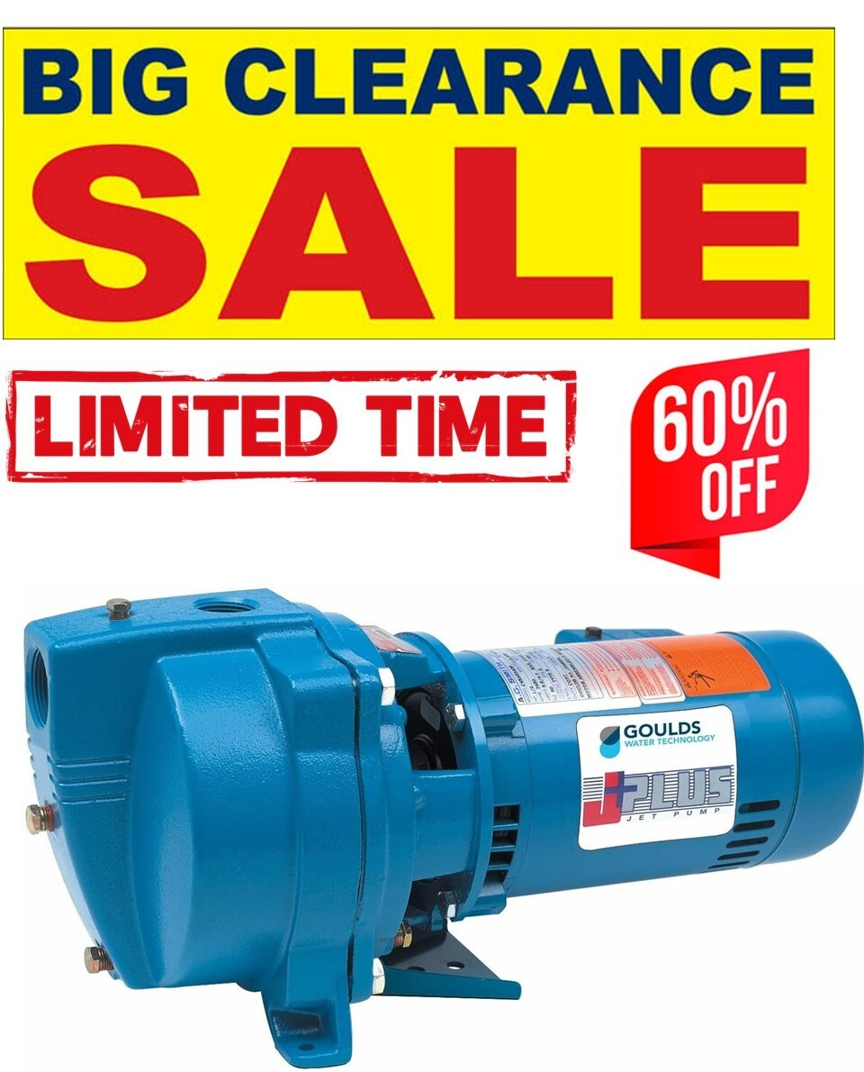 Goulds J10S 1 HP Shallow Well Jet Pump 115/230 Volts