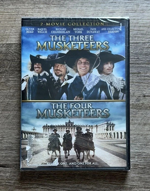 The Three Musketeers & The Four Musketeers 2-Movie Collection DVD New Sealed OOP The Three Musketeers & The Four Musketeers 2-Movie Collection DVD New Sealed OOP