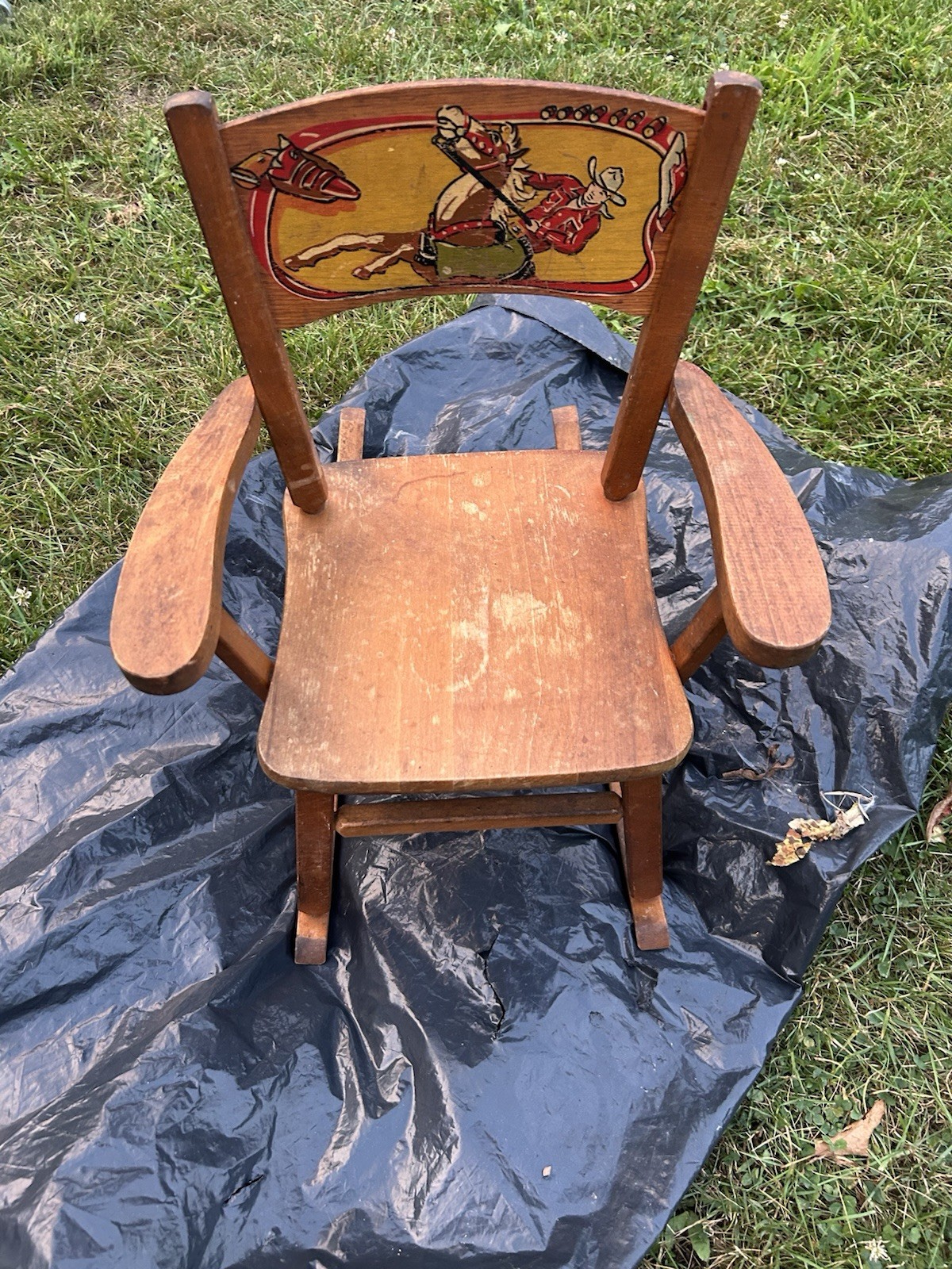 Vintage Roy Roger’s Rocking Chair Complete Preowned Vintage Roy Roger’s Rocking Chair Complete Preowned