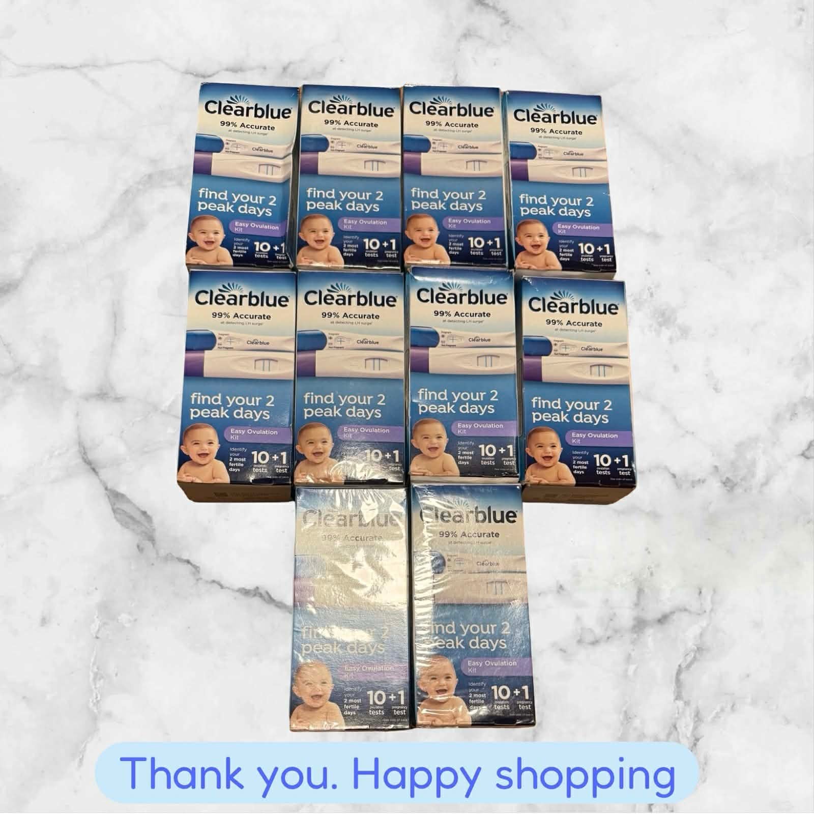 FOR 10 Clearblue Complete Starter Pregnancy Ovulation 10 + 1 Kit Each NEW SHIP FOR 10 Clearblue Complete Starter Pregnancy Ovulation 10 + 1 Kit Each NEW SHIP