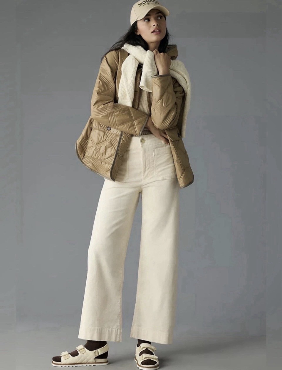 Maeve Anthropologie The Colette Corduroy Wide Leg Pants Cream Ivory Size 27 Ad13 Maeve Anthropologie The Colette Corduroy Wide Leg Pants Cream Ivory Size 27 Ad13
