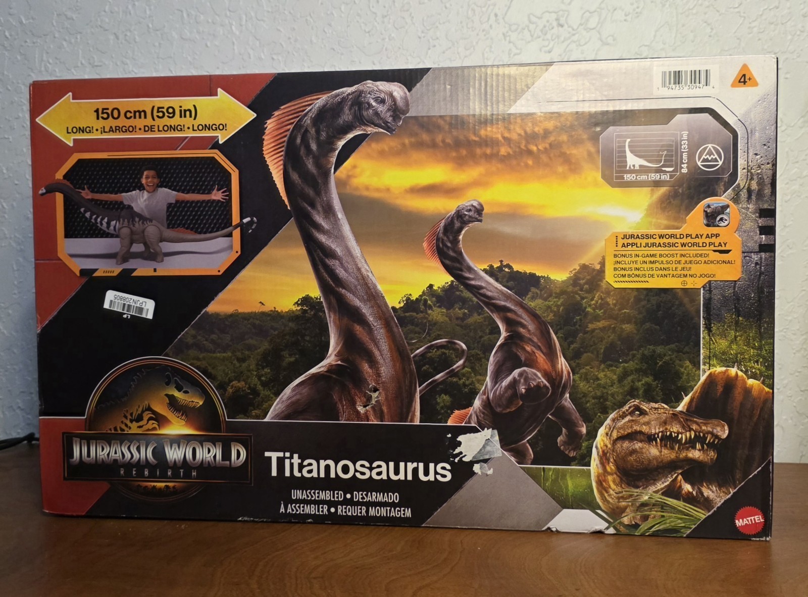 🔥Jurassic World Rebirth Super Colossal Titanosaurus Dinosaur Figure 59 🔥Jurassic World Rebirth Super Colossal Titanosaurus Dinosaur Figure 59