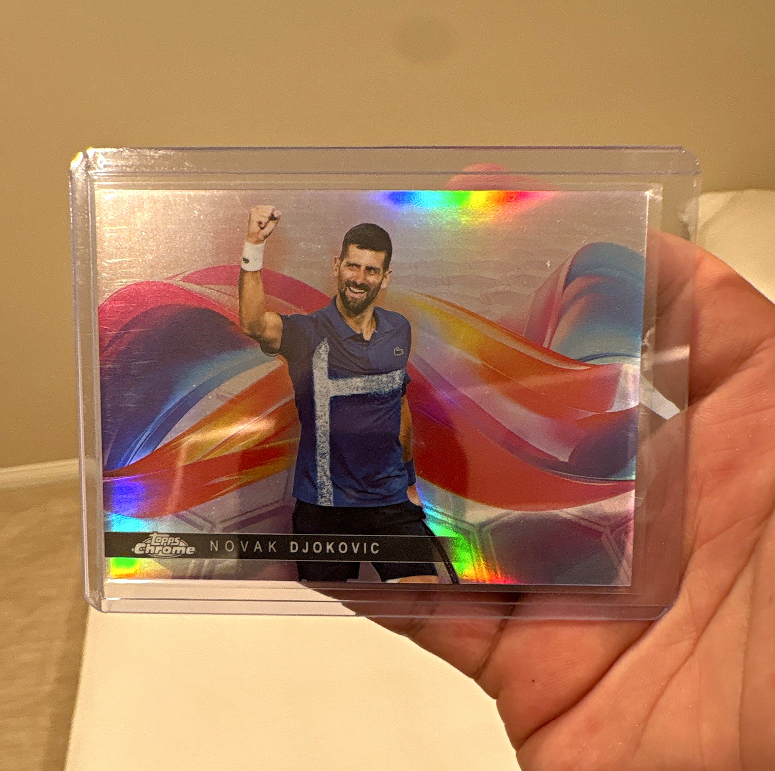 Topps Chrome 2025 Helix Novak Djokovic Insert #HLX-14 ATP Tour Tennis Card Topps Chrome 2025 Helix Novak Djokovic Insert #HLX-14 ATP Tour Tennis Card