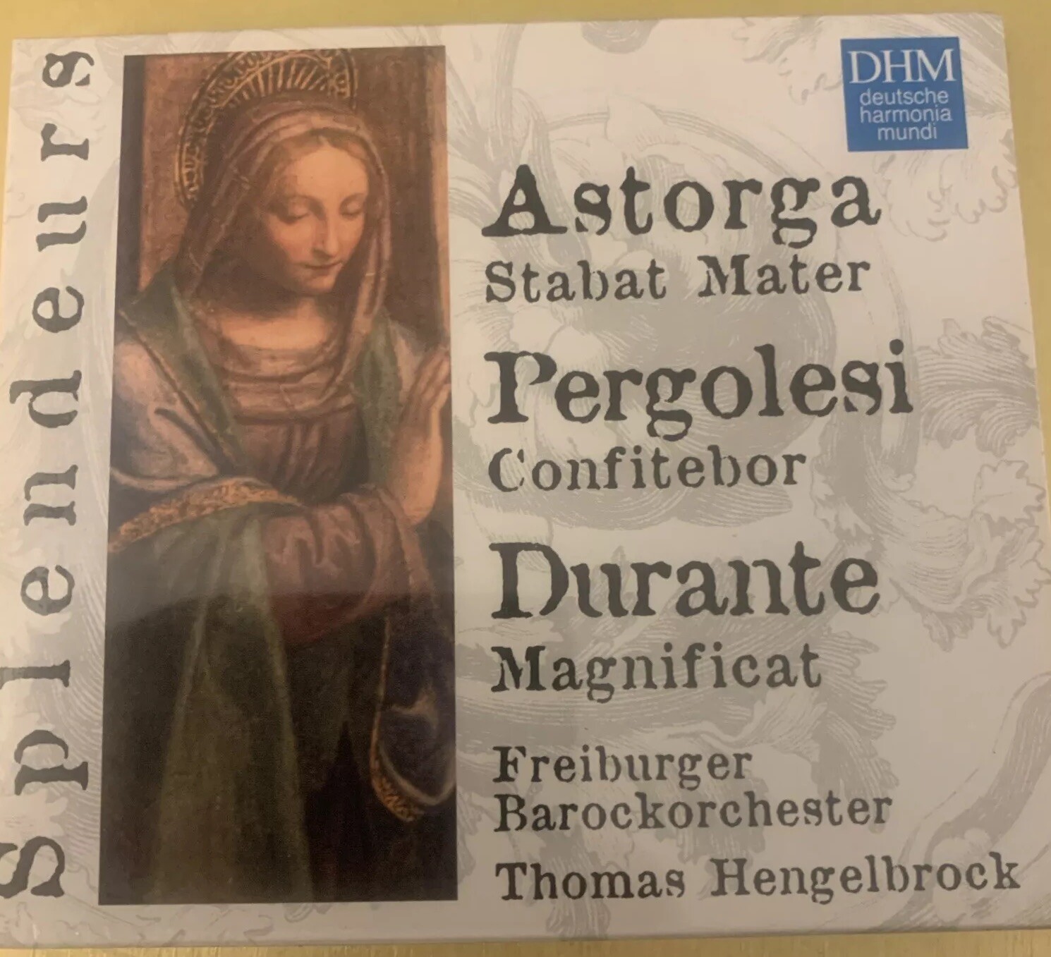 Thomas Hengelbrock CD Astorga Pergolesi Durante Sacred Works Splendeurs DHM NEW