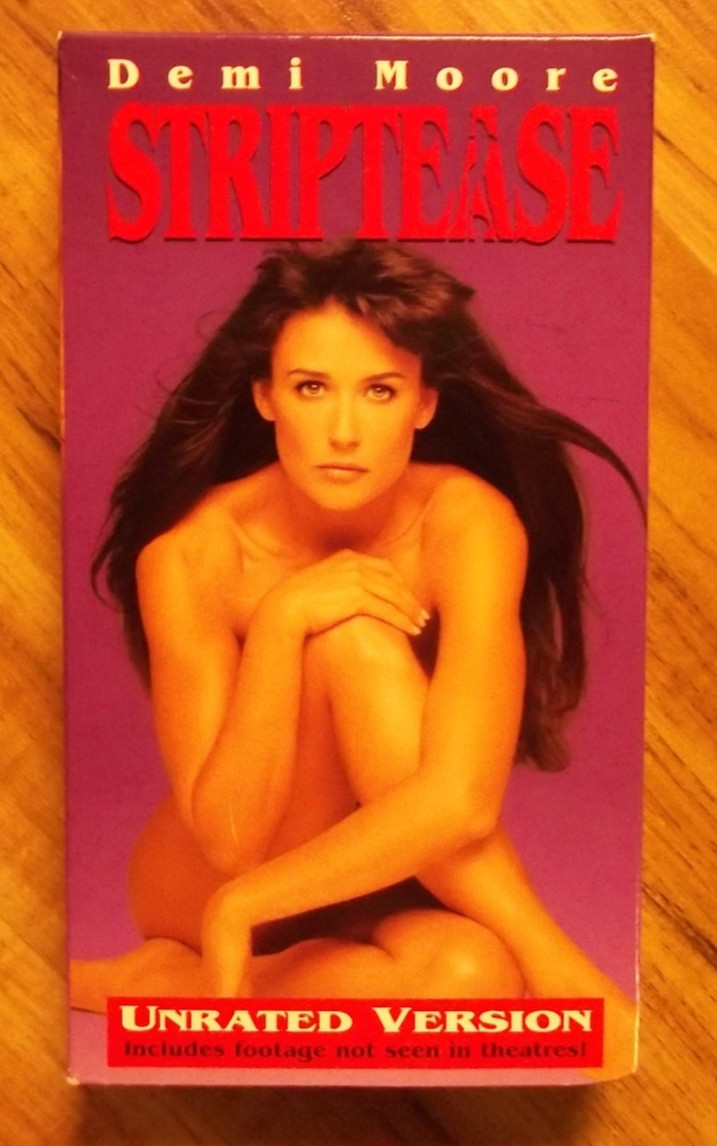 Striptease (VHS 1996) Unrated Version Demi Moore