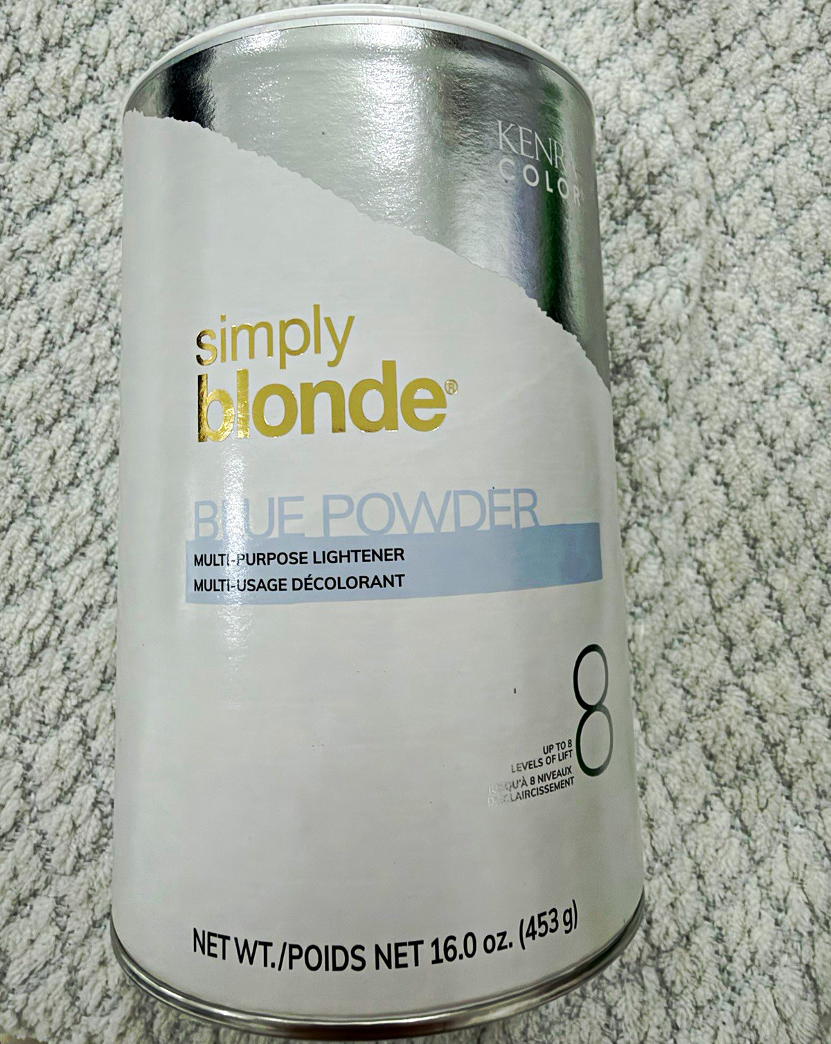 Kenra Color Simply Blonde Blue Powder Multi-Purpose Lightener 16 oz Animal Test Kenra Color Simply Blonde Blue Powder Multi-Purpose Lightener 16 oz Animal Test