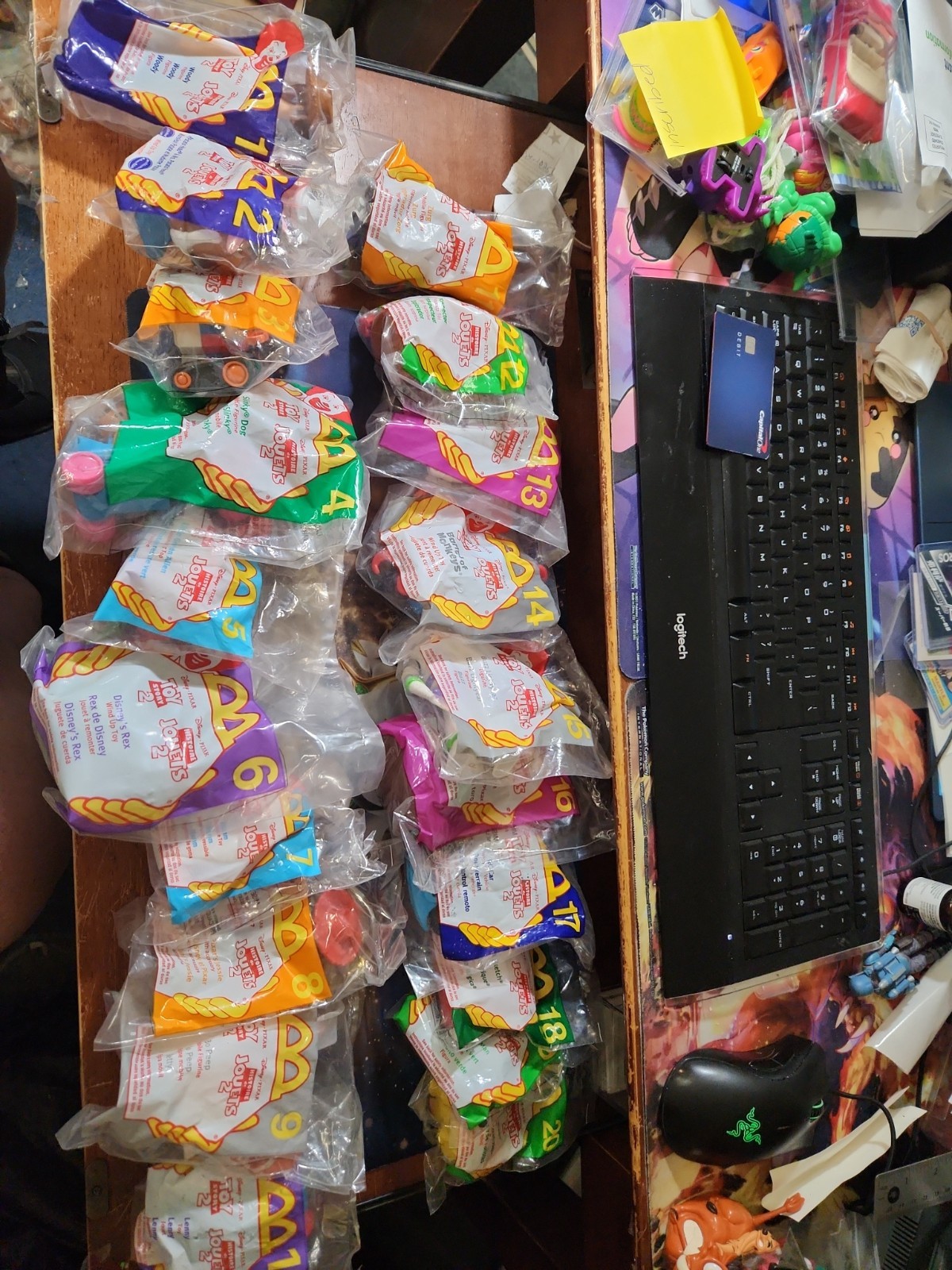 1999 McDonald's Toy Story 2 Happy Meal toys Complete Set of 20-19 sealed,1 open 1999 McDonald's Toy Story 2 Happy Meal toys Complete Set of 20-19 sealed,1 open