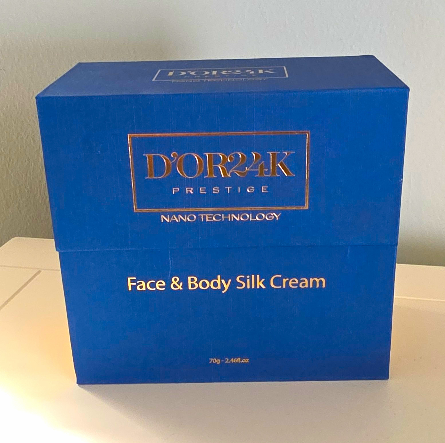 D\'OR 24K Prestige Face & Body Silk Cream SPF 15 Broad Spectrum 2.46oz +Spatula D\'OR 24K Prestige Face & Body Silk Cream SPF 15 Broad Spectrum 2.46oz +Spatula